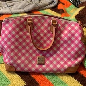 Dooney & Burke gingham tote